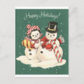Snowman Postkarte (Vorderseite)