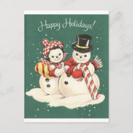 Snowman Postkarte