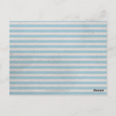 SNOWMAN POSTKARTE (Rückseite)