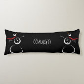 SNOWMAN PRÄSENTIERT Niedlichen Textumschlag Seitenschläferkissen (Vorderseite)