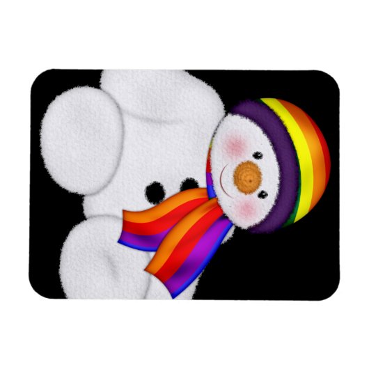 Snowman Pride Magnet (Horizontal)