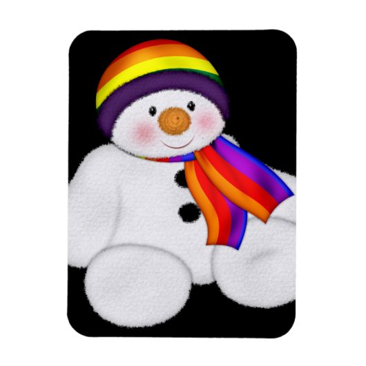 Snowman Pride Magnet (Vertikal)