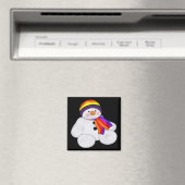 Snowman Pride Magnet (In Situ (Geschirrspüler))