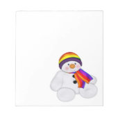 Snowman Pride Notizblock (Vorderseite)