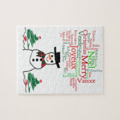 Snowman Puzzle (Horizontal)