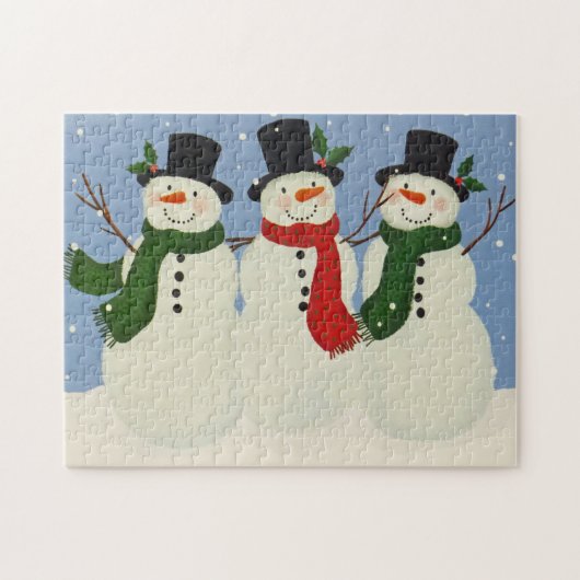 Snowman Puzzle (Horizontal)