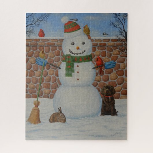 Snowman Puzzle (Vertikal)