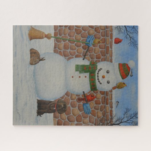 Snowman Puzzle (Horizontal)