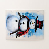 Snowman Puzzle (Horizontal)