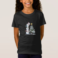 "Snowman Pyramid Decorating the Christmas Tree"