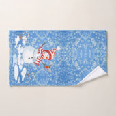 Snowman & Red Bird Weihnachtsgast Bad Bath T Badhandtuch Set (Handtuch)