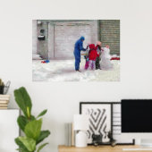 Snowman - rekonstruktive Operation Poster (Heimbüro)