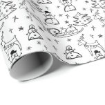 Snowman, Rentier, Sled & Christmas Tree Coloring Geschenkpapier<br><div class="desc">Ein toller Weg, um Ihr Geschenk in diesem Jahr einzigartig zu machen! Farbe dieses Schneemann, Rentier, Sled & Christmas Tree Farbpapier mit Ihren eigenen Stiften und Markern, bevor Sie dieses Geschenk unter den Weihnachtsbaum. Ideal für Kinder, um die Traditionen der Urlaubsumhüllung zu genießen. ➡️ 📄 empfehle ich Matte Wrapping Paper...</div>