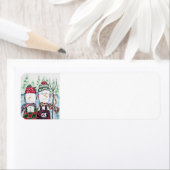 Snowman Return Address Label (Insitu)
