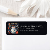 Snowman Return Address Labels (Insitu)