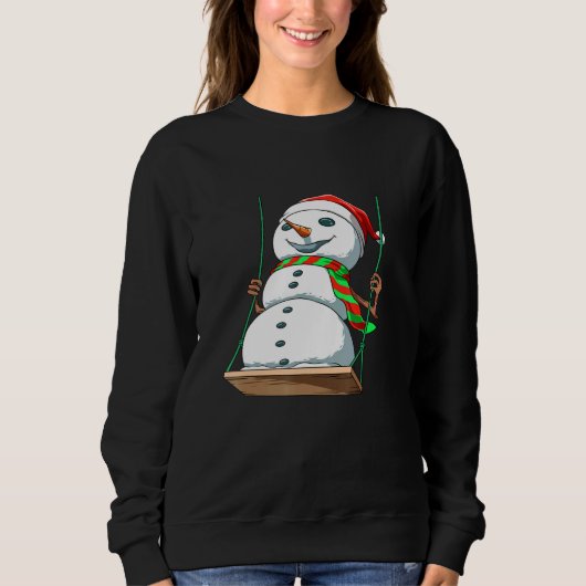 Snowman Rocking Sweatshirt (Vorderseite)