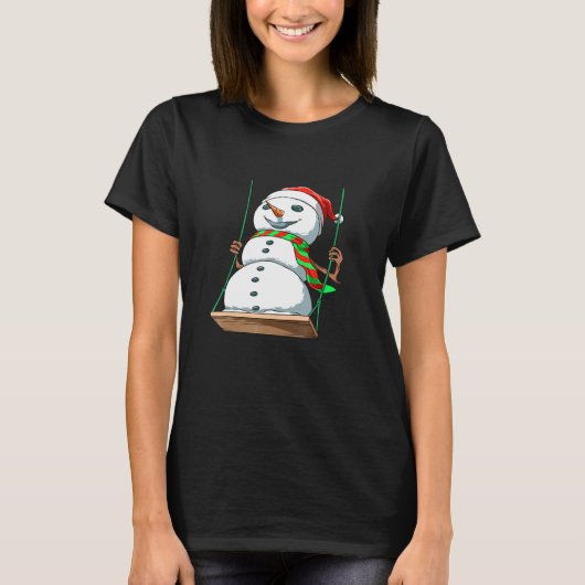 Snowman Rocking T-Shirt (Vorderseite)