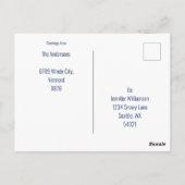 Snowman rosa Schal Süßkarpfen Zuckerrohr Happy Sch Postkarte (Rückseite)