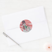 Snowman Round Stickers (Umschlag)
