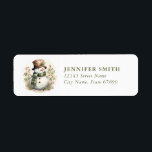 Snowman Rücksendeadressen-Aufkleber<br><div class="desc">Snowman Rücksendeadressen-Aufkleber</div>