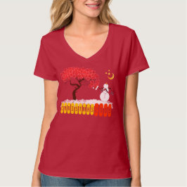 Snowman Rule Snowman sieht den Mond an T-Shirt