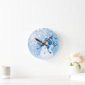 Snowman Runde Wanduhr (Zuhause)