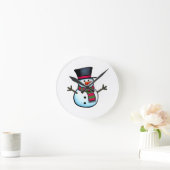 Snowman Runde Wanduhr (Zuhause)