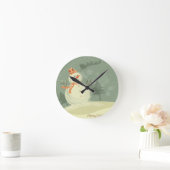 Snowman Runde Wanduhr (Zuhause)