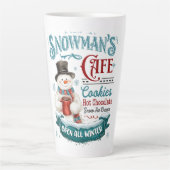 Snowman’s Café – Whimsical Winter Treats & Cheer Milchtasse (Vorderseite)