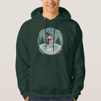 Snowman’s Joyful Christmas Welcome Hoodie