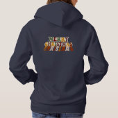 Snowman’s Joyful Christmas Welcome Hoodie (Rückseite)