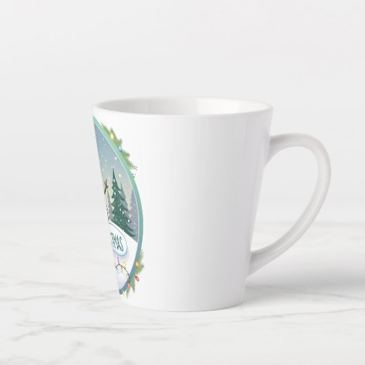 Snowman’s Joyful Christmas Welcome Milchtasse (Rechts)