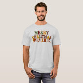 Snowman’s Joyful Christmas Welcome T-Shirt (Vorne ganz)