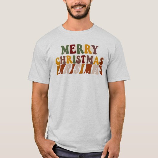 Snowman’s Joyful Christmas Welcome T-Shirt (Vorderseite)