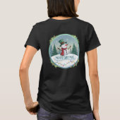 Snowman’s Joyful Christmas Welcome T-Shirt (Rückseite)