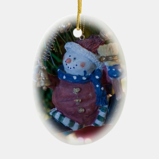 Snowman Santa Ornament (Vorne)