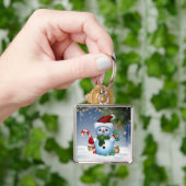 Snowman Santa Schlüsselanhänger (Hand)