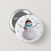 SNOWMAN, SCHAL u. STRUMPF-KAPPE durch SHARON Button (Vorne & Hinten)
