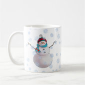 SNOWMAN, SCHAL u. STRUMPF-KAPPE durch SHARON Kaffeetasse (Links)