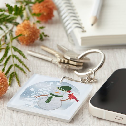 Snowman Schlüsselanhänger (Vorderseite rechts)