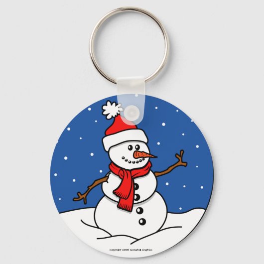 Snowman Schlüsselanhänger (Vorderseite)