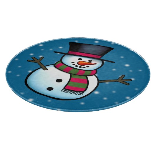 Snowman Schneidebrett (Ecke)