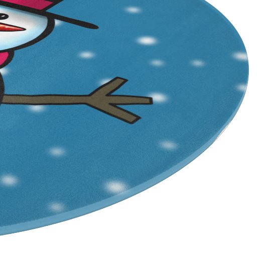 Snowman Schneidebrett (Ecke)