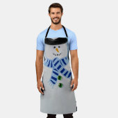 Snowman Schürze (Getragen)