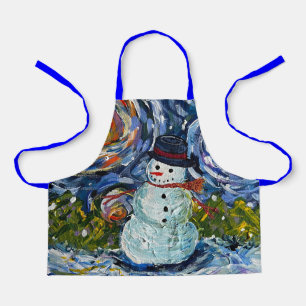 Snowman-Schürze Schürze