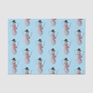 Snowman Seidenpapier