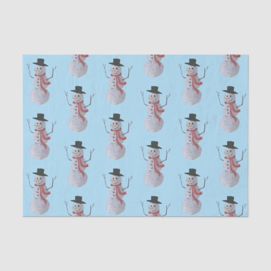 Snowman Seidenpapier (Vorderseite)