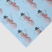 Snowman Seidenpapier (Ausschnitt)