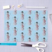 Snowman Seidenpapier (Handwerk)