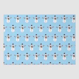 snowman seidenpapier